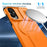 For Samsung Galaxy S25 Edge Magnetic Case Kickstand Camera Slider PC + TPU Phone Cover - Orange - 6