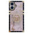 For iPhone 17 Cases Rhinestone Decor Butterfly Pattern TPU + PC Phone Cover - Pink - 1