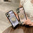For iPhone 17 Cases Rhinestone Decor Butterfly Pattern TPU + PC Phone Cover - Pink - 5