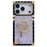For iPhone 17 Pro Cases Rhinestone Decor Butterfly Pattern TPU + PC Phone Cover - Purple - 1