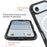For iPhone Air Magnetic Case PC + TPU Protective Phone Back Cover (No PET Film) - Black - 2