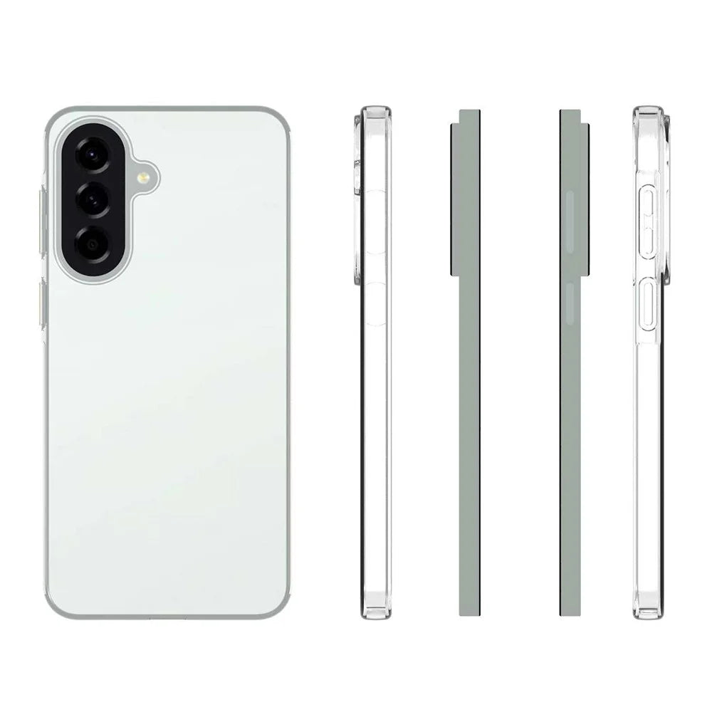 For Samsung Galaxy A57 5G Case Anti-Fingerprint Crystal Clear TPU Phone Cover - 4