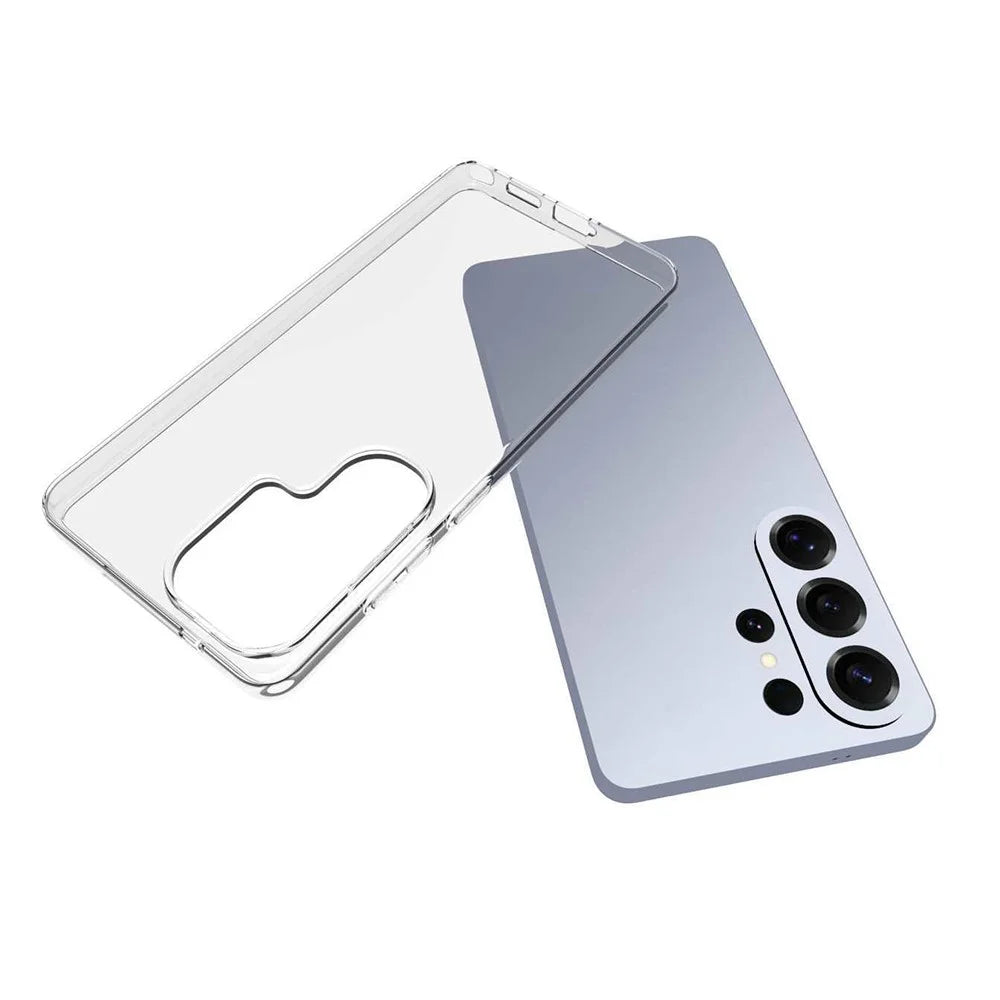 For Samsung Galaxy S26 Ultra Case Anti-Fingerprint Crystal Clear TPU Phone Cover - 5