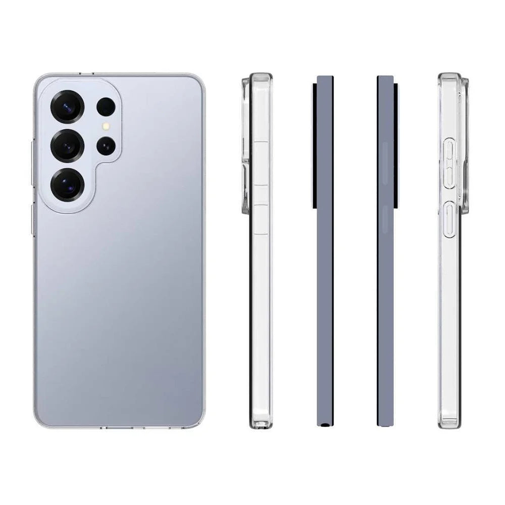 For Samsung Galaxy S26 Ultra Case Anti-Fingerprint Crystal Clear TPU Phone Cover - 6