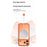 For iPhone 17 Pro Case with AI Photo Button Matte PC + TPU Phone Cover Compatible with MagSafe - Orange - 5