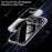 IPAKY For iPhone 17 Pro Max Clear Case Compatible with MagSafe Shockproof TPU+PC Phone Back Cover - Transparent  /  Black - 4