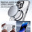 IPAKY For iPhone 16 Pro Clear Case Compatible with MagSafe Shockproof TPU+PC Phone Back Cover - Transparent  /  Black - 3