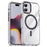 IPAKY For iPhone 16 Clear Case Compatible with MagSafe Shockproof TPU+PC Phone Back Cover - Transparent  /  Black - 1
