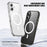 IPAKY For iPhone 17 Clear Case TPU + PC Slim Phone Back Cover Compatible with MagSafe - Transparent - 7