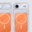 For iPhone Air Case Skin-touch Acrylic + TPU Cover Compatible with MagSafe - Orange - 7