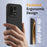 For OnePlus 15 5G Magnetic Case Anti-Drop Liquid Silicone Phone Cover - Black - 4