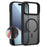 For iPhone 17 Pro Case AI Touch Camera Button PC TPU Phone Cover Compatible with MagSafe - Black - 1