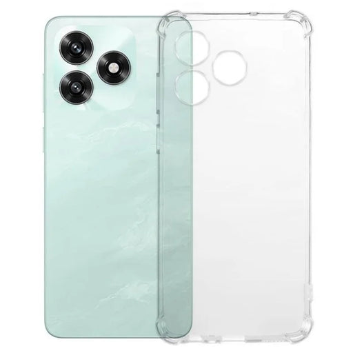 WANLONFENG For Honor X5c Plus 4G / Honor X5c 4G TPU Case  WL3 Series 1.5mm Phone Cover with Tempered Glass Film - Transparent - 2