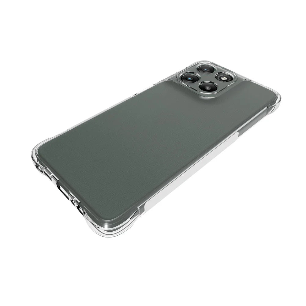 WANLONFENG For Motorola Moto G67 Power 5G Case  WL Series 2.0mm TPU Phone Cover with Tempered Glass Film - Transparent - 3