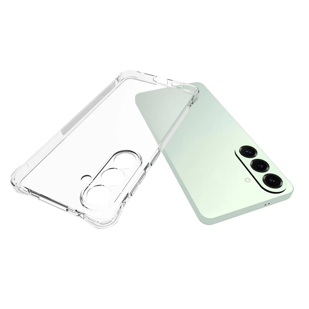 WANLONFENG For Samsung Galaxy S26+ Case  WL Series 2.0mm TPU Phone Cover with Tempered Glass Film - Transparent - 5