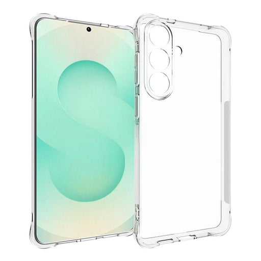 WANLONFENG For Samsung Galaxy S26+ TPU Case  WL2 Series 2.0mm Phone Cover with 2Pcs Tempered Glass Films - Transparent - 2