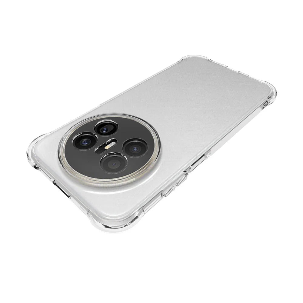 WANLONFENG For Huawei Mate 70 Air Case  WL Series 2.0mm TPU Phone Cover with Tempered Glass Film - Transparent - 4