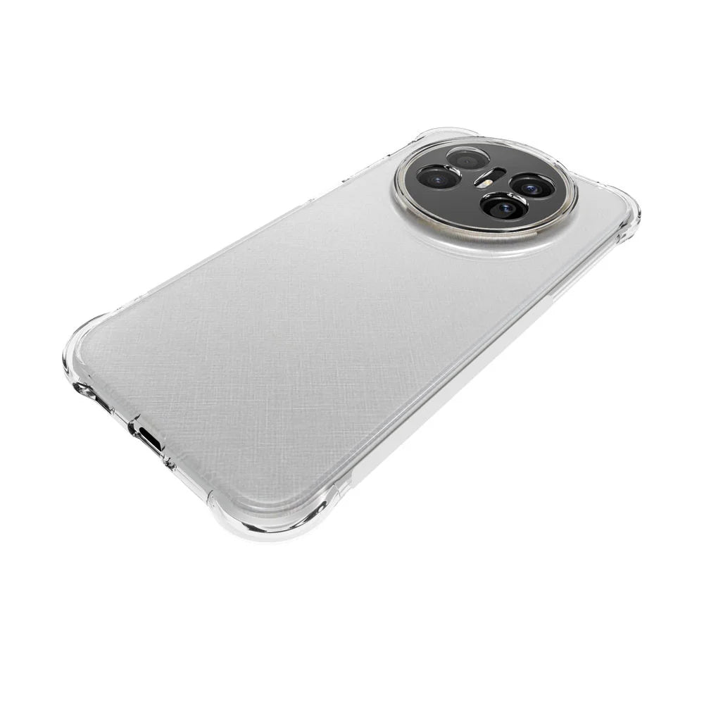 WANLONFENG For Huawei Mate 70 Air Case  WL Series 2.0mm TPU Phone Cover with Tempered Glass Film - Transparent - 6