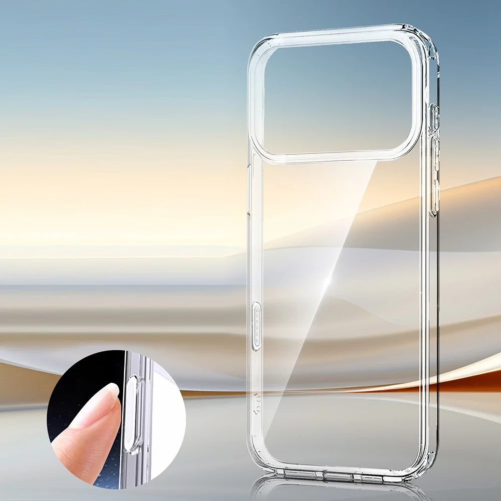 For iPhone 17 Pro Case 2.0mm Clear TPU Phone Case with AI Camera Button - 2