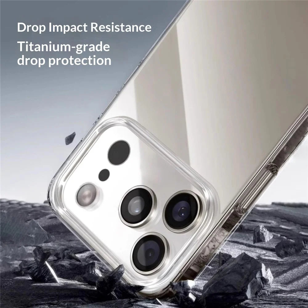 For iPhone 17 Pro Case 2.0mm Clear TPU Phone Case with AI Camera Button - 4