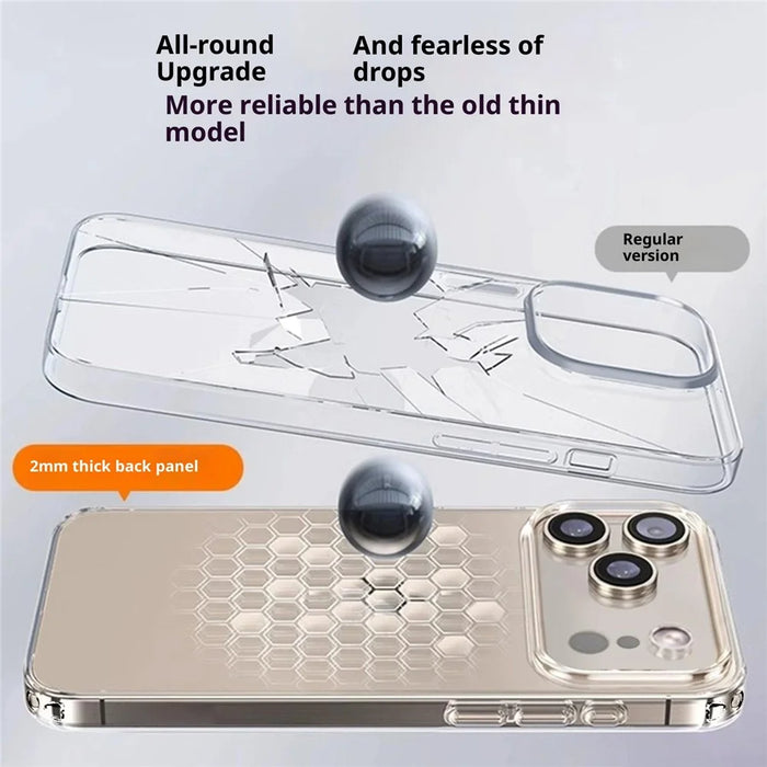 For iPhone 17 Pro Max Case 2.0mm Clear TPU Phone Case with AI Camera Button - 3