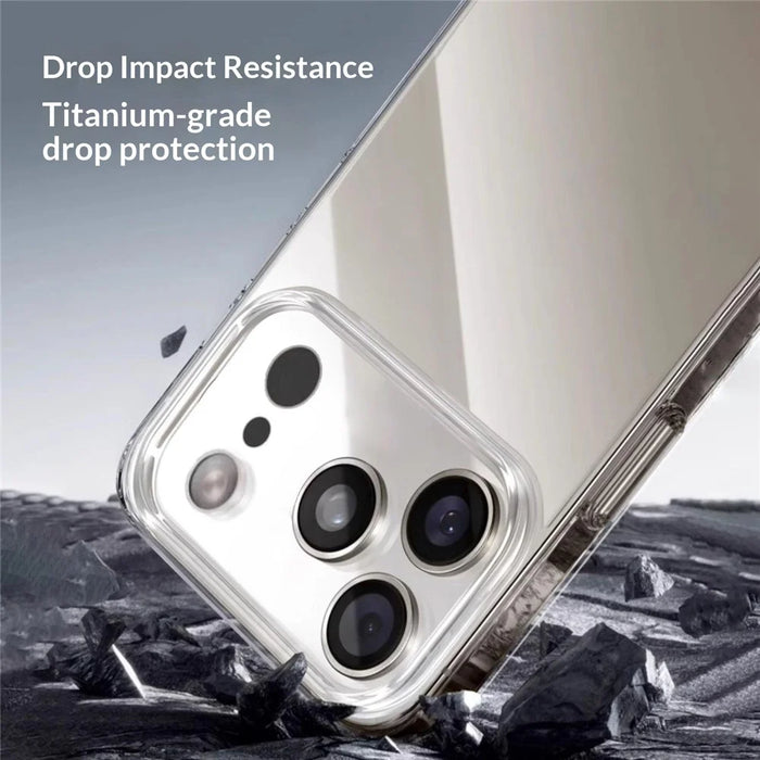 For iPhone 17 Pro Max Case 2.0mm Clear TPU Phone Case with AI Camera Button - 4