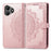 For ZTE Blade A36 Case Wallet Mandala Flower Leather Phone Cover Stand View - Rose Gold - 1