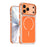 For iPhone 17 Pro Max Case Compatible with MagSafe Dual Color Shockproof TPU PC Phone Cover - Orange - 1