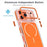 For iPhone 17 Pro Max Case Compatible with MagSafe Dual Color Shockproof TPU PC Phone Cover - Orange - 2
