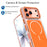 For iPhone 17 Pro Max Case Compatible with MagSafe Dual Color Shockproof TPU PC Phone Cover - Orange - 4