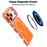 For iPhone 17 Pro Max Case Compatible with MagSafe Dual Color Shockproof TPU PC Phone Cover - Orange - 6
