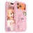 For iPhone 18 Pro Max / 17 Pro Max Case Penguin Design Kickstand Shockproof EVA Phone Cover - Pink - 2