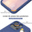 For iPhone 16 Pro Max Case Penguin Design Kickstand Shockproof EVA Phone Cover - Navy Blue - 2
