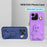 For iPhone 14 Pro Max Case Penguin Design Kickstand Shockproof EVA Phone Cover - Navy Blue - 7