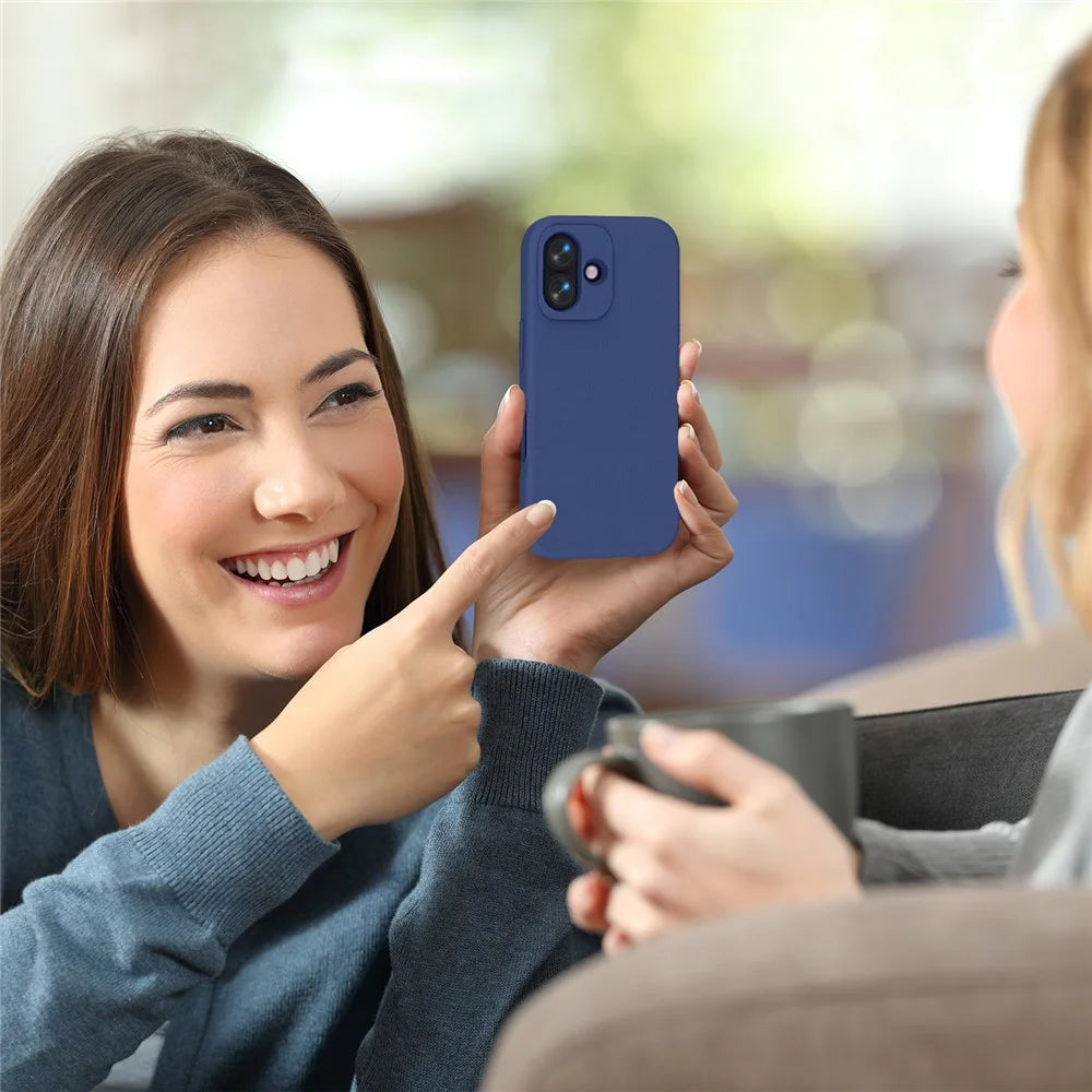 For iPhone 17 Case Shockproof EVA Phone Back Cover - Navy Blue - 6