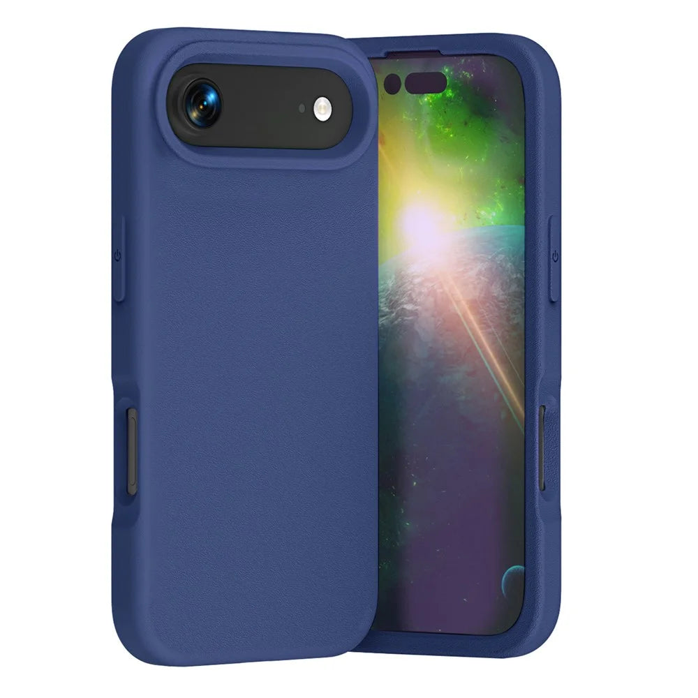 For iPhone Air Case Shockproof EVA Phone Back Cover - Navy Blue - 1