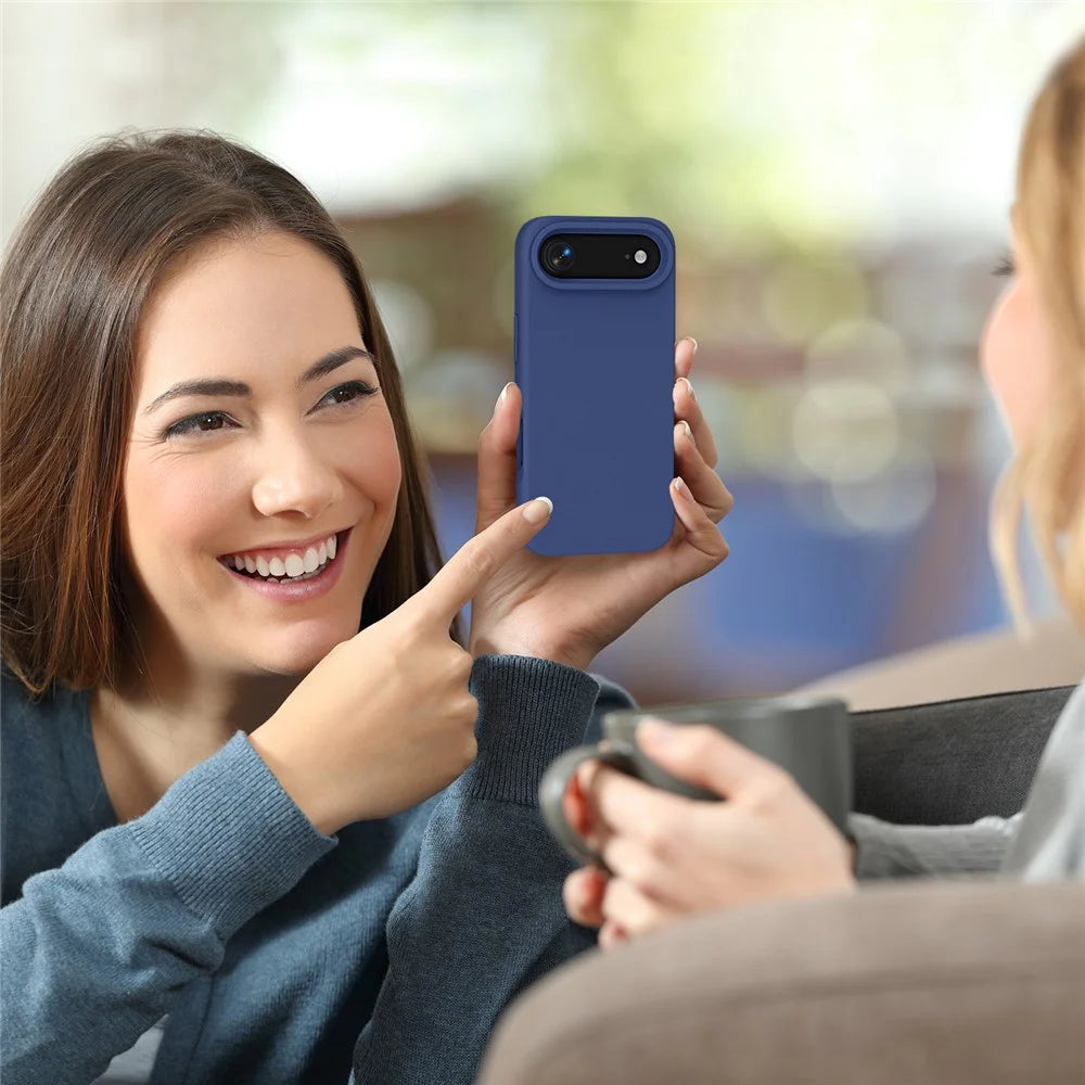 For iPhone Air Case Shockproof EVA Phone Back Cover - Navy Blue - 6