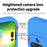 For iPhone 16 Case Shockproof EVA Phone Back Cover - Blue - 3