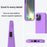 For iPhone 16 Pro Case Shockproof EVA Phone Back Cover - Purple - 3