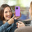 For iPhone 16 Pro Case Shockproof EVA Phone Back Cover - Purple - 6