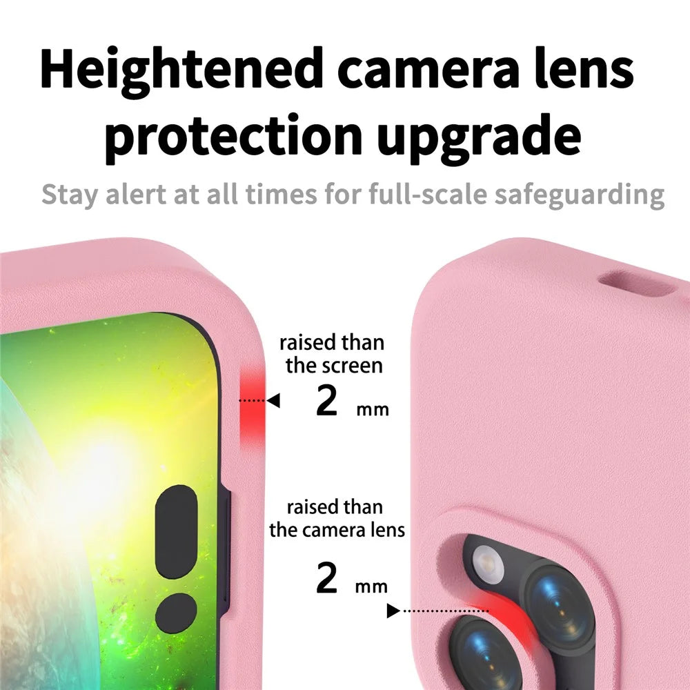 For iPhone 15 Case Shockproof EVA Phone Back Cover - Pink - 2