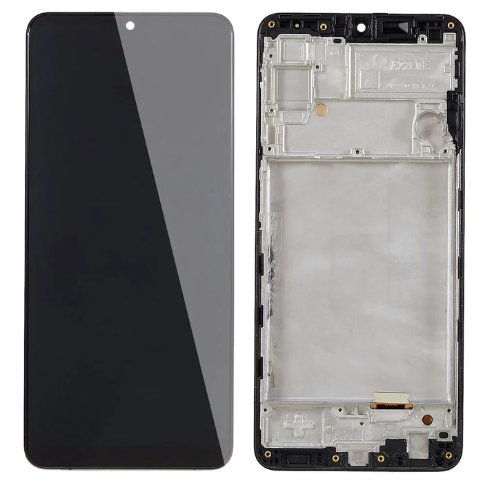 For Samsung Galaxy A22 4G (EU Version) A225 Grade C OLED Screen and Digitizer Assembly + Frame (without Logo) - 1