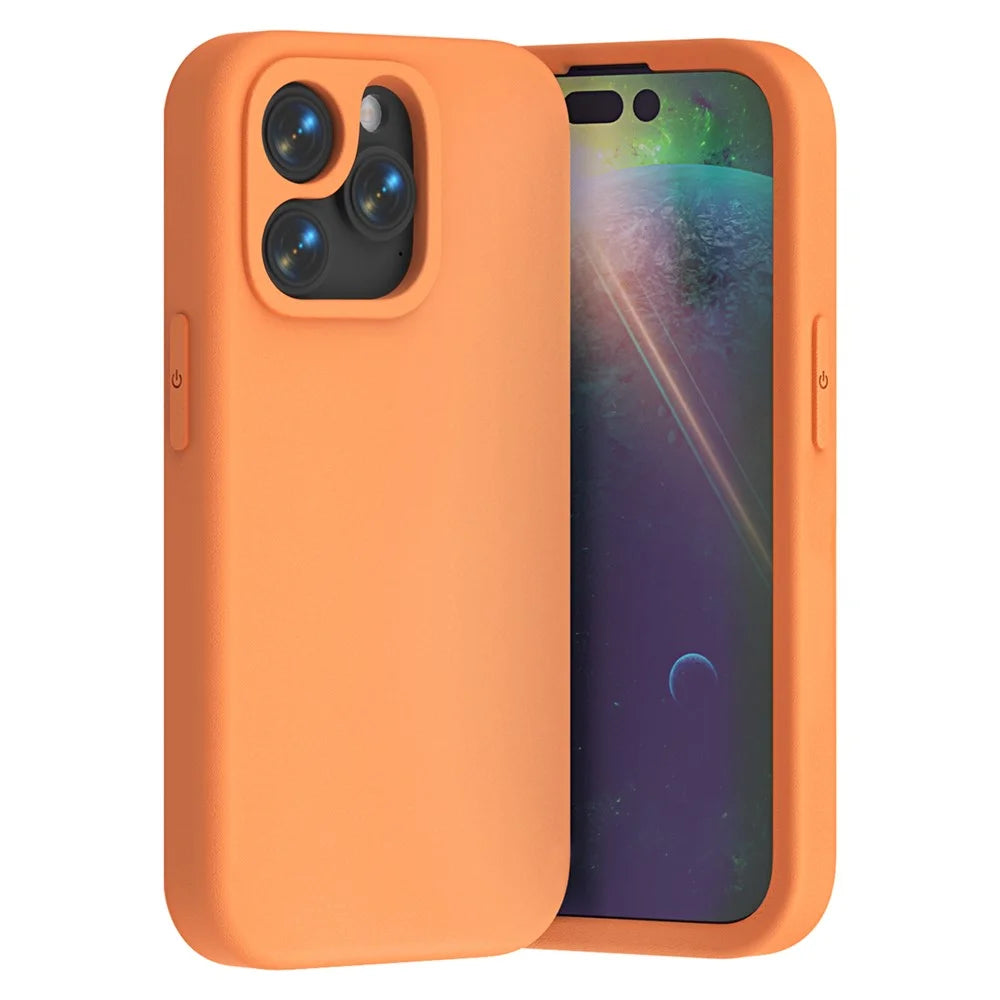 For iPhone 13 Pro Case Shockproof EVA Phone Back Cover - Orange - 1