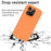 For iPhone 13 Pro Case Shockproof EVA Phone Back Cover - Orange - 4