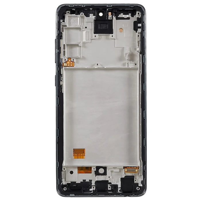 For Samsung Galaxy A72 4G A725 Grade C OLED Screen and Digitizer Assembly + Frame (without Logo) - Black - 3