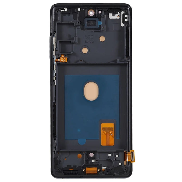 For Samsung Galaxy S20 FE G780 / S20 FE 5G G781 Grade C OLED Screen and Digitizer Assembly + Frame (Without Logo) - Black - 3