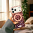 CICI-CITY For iPhone 17 Pro Case Compatible with MagSafe PC + TPU IMD Pattern Print Phone Cover - Brown / Leopard - 2