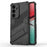 For Samsung Galaxy S26+ Case PC + TPU Shockproof Phone Cover with Kickstand - Black - 1