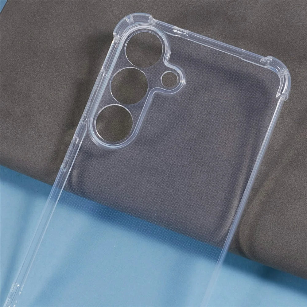 For Samsung Galaxy S26 Case Reinforced Corner TPU Clear Phone Cover with Lanyard - 4