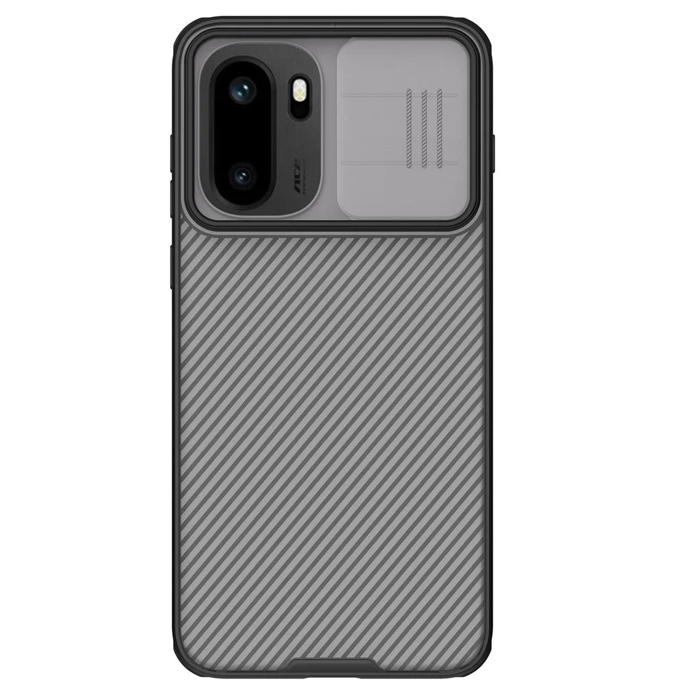 NILLKIN Camshield Pro Series For OnePlus 15R 5G / Ace 6T 5G / Ace 6 5G Case TPU + PC Phone Cover with Camera Slider - Transparent Black - 1